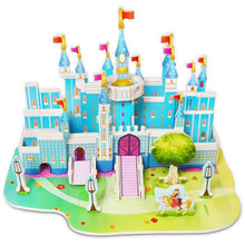 Load image into Gallery viewer, Attractive Cartoon Castle Garden Princess Doll House Furniture DIY Dollhouse 3D Puzzle Interesting Educational Toys For Children