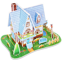 Load image into Gallery viewer, Attractive Cartoon Castle Garden Princess Doll House Furniture DIY Dollhouse 3D Puzzle Interesting Educational Toys For Children