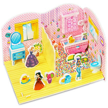 Load image into Gallery viewer, Attractive Cartoon Castle Garden Princess Doll House Furniture DIY Dollhouse 3D Puzzle Interesting Educational Toys For Children