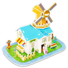 Load image into Gallery viewer, Attractive Cartoon Castle Garden Princess Doll House Furniture DIY Dollhouse 3D Puzzle Interesting Educational Toys For Children