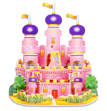 Load image into Gallery viewer, Attractive Cartoon Castle Garden Princess Doll House Furniture DIY Dollhouse 3D Puzzle Interesting Educational Toys For Children