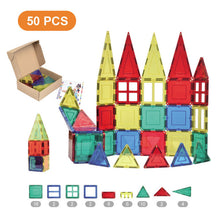 Load image into Gallery viewer, 120Pcs Kids Magnetic Designer Construction Set Plastic  Model Toys, Magnetic Blocks Building Educational Toy For Children Gift