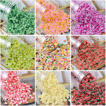 Load image into Gallery viewer, 200pcs/bag Soft Pottery Addition Soft Fimo Fruit Slices For Slime Fluffy Lizun DIY Mobile Supplies Slime Accessories Children