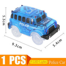 Load image into Gallery viewer, 5.4cm Magic Electronics LED Car Toys With Flashing Lights Educational Toys Electronics Glow Car Lights Glowing Racing Toy