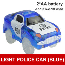 Load image into Gallery viewer, 5.4cm Magic Electronics LED Car Toys With Flashing Lights Educational Toys Electronics Glow Car Lights Glowing Racing Toy