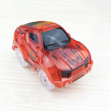 Load image into Gallery viewer, 5.4cm Magic Electronics LED Car Toys With Flashing Lights Educational Toys Electronics Glow Car Lights Glowing Racing Toy
