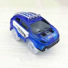 Load image into Gallery viewer, 5.4cm Magic Electronics LED Car Toys With Flashing Lights Educational Toys Electronics Glow Car Lights Glowing Racing Toy
