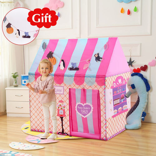 YARD Kids Toys Tents Kids Play Tent Boy Girl Princess Castle Indoor Outdoor Kids House Play Ball Pit Pool Playhouse