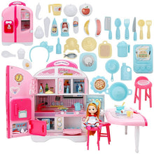 Load image into Gallery viewer, Doll House hand bag accessories cute Furniture Miniature Dollhouse Birthday Gift home Model toy house doll Toys for Children