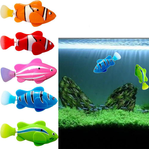 2019 New Funny Swim Electronic Fish Toy Activated Battery Powered Robotic Pet For Fishing Tank Decorating Fish