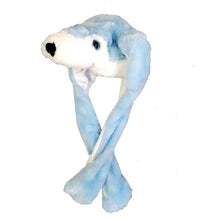 Load image into Gallery viewer, Kocozo Rabbit Hat with Moving Ears Cute Cartoon Toy Hat Airbag Kawaii Funny Toy Cap Kids Plush Toy Birthday Gift  Hat for Girls