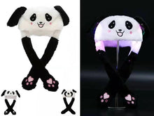 Load image into Gallery viewer, Kocozo Rabbit Hat with Moving Ears Cute Cartoon Toy Hat Airbag Kawaii Funny Toy Cap Kids Plush Toy Birthday Gift  Hat for Girls