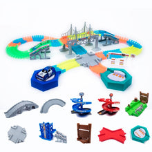 Load image into Gallery viewer, Magical Glowing Race Track DIY Universal Accessories Ramp Turn Road Bridge Crossroads Rail Car Toy Racing Tracks Kids Gifts