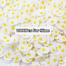Load image into Gallery viewer, 1000pcs Avocado Fruit Slices Contain Addit for Slime Fruit Filler Charms all For Nail Art Slime Supplies Access Decor Toy