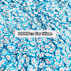 1000pcs Avocado Fruit Slices Contain Addit for Slime Fruit Filler Charms all For Nail Art Slime Supplies Access Decor Toy