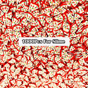 1000pcs Avocado Fruit Slices Contain Addit for Slime Fruit Filler Charms all For Nail Art Slime Supplies Access Decor Toy
