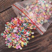Load image into Gallery viewer, 1000pcs Avocado Fruit Slices Contain Addit for Slime Fruit Filler Charms all For Nail Art Slime Supplies Access Decor Toy