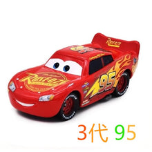 Load image into Gallery viewer, New Disney Pixar 2 3 Toy Car McQueen Jackson Storm 1:55 Cast Metal Alloy Toy Car Model Children&#39;s Birthday Christmas Gift