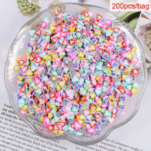 Load image into Gallery viewer, 200pcs/bag Soft Pottery Addition Soft Fimo Fruit Slices For Slime Fluffy Lizun DIY Mobile Supplies Slime Accessories Children