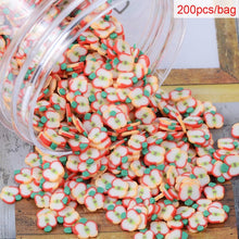 Load image into Gallery viewer, 200pcs/bag Soft Pottery Addition Soft Fimo Fruit Slices For Slime Fluffy Lizun DIY Mobile Supplies Slime Accessories Children