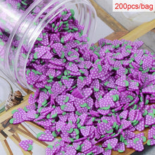 Load image into Gallery viewer, 200pcs/bag Soft Pottery Addition Soft Fimo Fruit Slices For Slime Fluffy Lizun DIY Mobile Supplies Slime Accessories Children