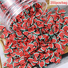 Load image into Gallery viewer, 200pcs/bag Soft Pottery Addition Soft Fimo Fruit Slices For Slime Fluffy Lizun DIY Mobile Supplies Slime Accessories Children