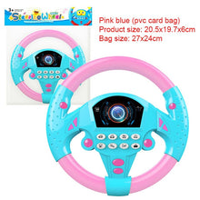 Load image into Gallery viewer, Children Musical Developing Educational Toys Simulation Steering Wheel with Light Early Education Sounding Toy For Kids