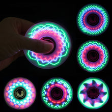 Load image into Gallery viewer, 6colors Creative LED Light Luminous Fidget Spinner Changes Hand Spinner Golw in the Dark Stress Relief Toys For Kids