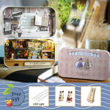 Load image into Gallery viewer, Box Theatre Dollhouse Furniture Miniature Toy DIY miniature Doll house Furnitures LED Light Toys for Children Birthday Gift V5