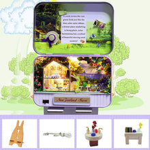 Load image into Gallery viewer, Box Theatre Dollhouse Furniture Miniature Toy DIY miniature Doll house Furnitures LED Light Toys for Children Birthday Gift V5