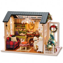 Load image into Gallery viewer, CUTEBEE Doll House Miniature DIY Dollhouse With Furnitures Wooden House Toys For Children Birthday Gift Z007