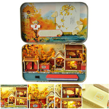 Load image into Gallery viewer, Box Theatre Dollhouse Furniture Miniature Toy DIY miniature Doll house Furnitures LED Light Toys for Children Birthday Gift V5