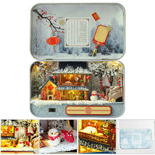 Load image into Gallery viewer, Box Theatre Dollhouse Furniture Miniature Toy DIY miniature Doll house Furnitures LED Light Toys for Children Birthday Gift V5