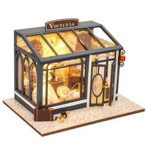 CUTEBEE Doll House Miniature DIY Dollhouse With Furnitures Wooden House Toys For Children Birthday Gift Z007