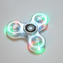 Load image into Gallery viewer, 6colors Creative LED Light Luminous Fidget Spinner Changes Hand Spinner Golw in the Dark Stress Relief Toys For Kids