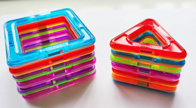 12 Pcs/Set Magnetic Blocks building Construction  Magnetic Designer Magnet Toys For Children