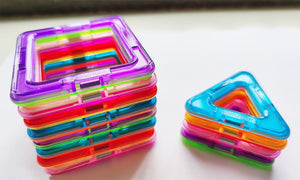 12 Pcs/Set Magnetic Blocks building Construction  Magnetic Designer Magnet Toys For Children