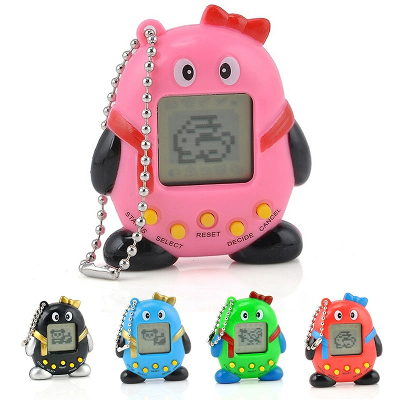 NEW Pets Nostalgic Virtual Pet Cyber Pet Digital Pet Tamagotchi Penguins E-pet Gift Toy Handheld Game Machine