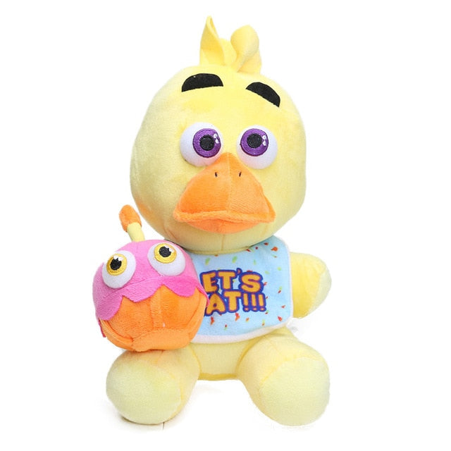 25cm FNAF Freddy Fazbear  Plush Toys Five Nights At Freddy's Golden Bear Nightmare Cupcake Foxy Balloon Boy Clown Stuffed Dolls
