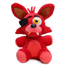 Load image into Gallery viewer, 25cm FNAF Freddy Fazbear  Plush Toys Five Nights At Freddy&#39;s Golden Bear Nightmare Cupcake Foxy Balloon Boy Clown Stuffed Dolls