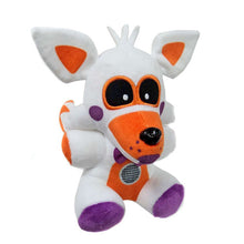 Load image into Gallery viewer, 25cm FNAF Freddy Fazbear  Plush Toys Five Nights At Freddy&#39;s Golden Bear Nightmare Cupcake Foxy Balloon Boy Clown Stuffed Dolls