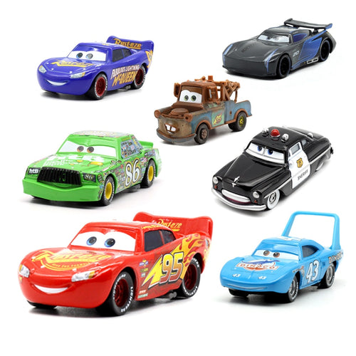 New Disney Pixar Car 3 Car 2 McQueen Family Car Toy 1:55 Metal Alloy Mold Toy Car Model 2 Boys Girls Children Toys Birthday Gift