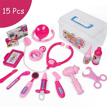 Load image into Gallery viewer, 19 Pieces/Set Children Pretend Play Doctor Nurse Toy Set Portable Suitcase Medical Kit Kids Educational Role Play Classic Toys