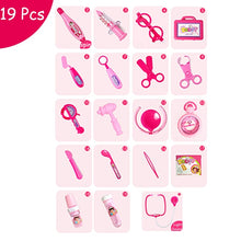 Load image into Gallery viewer, 19 Pieces/Set Children Pretend Play Doctor Nurse Toy Set Portable Suitcase Medical Kit Kids Educational Role Play Classic Toys