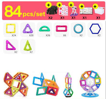 Load image into Gallery viewer, 30-252pcs DIY Magnetic Constructor Triangle Square Big Bricks Magnetic Building Blocks Designer Set Magnet Toys For Children