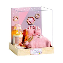 Load image into Gallery viewer, DIY Doll House Wooden Doll Houses Miniature Dollhouse Furniture Kit with LED Toys for children Christmas Gift Educational Toys