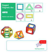 Load image into Gallery viewer, 10-60PCS Big Size Magnetic Designer Construction Set Model &amp; Building Toy Magnets Magnetic Blocks Educational Toys for Children