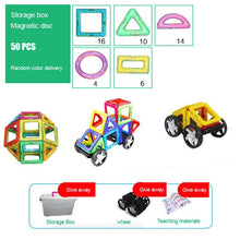 Load image into Gallery viewer, 10-60PCS Big Size Magnetic Designer Construction Set Model &amp; Building Toy Magnets Magnetic Blocks Educational Toys for Children