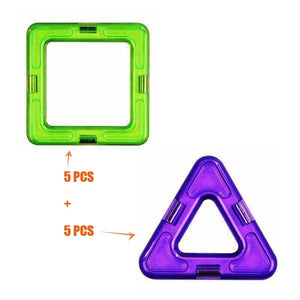 10-60PCS Big Size Magnetic Designer Construction Set Model & Building Toy Magnets Magnetic Blocks Educational Toys for Children