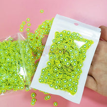 Load image into Gallery viewer, 10g/pack Fimo Fruit Slices Decor Additives For Slime Filler Supplies Charms Clay Accessories Avocado Fimo For Nail Art Slime Toy